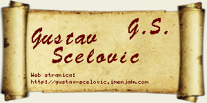 Gustav Šćelović vizit kartica